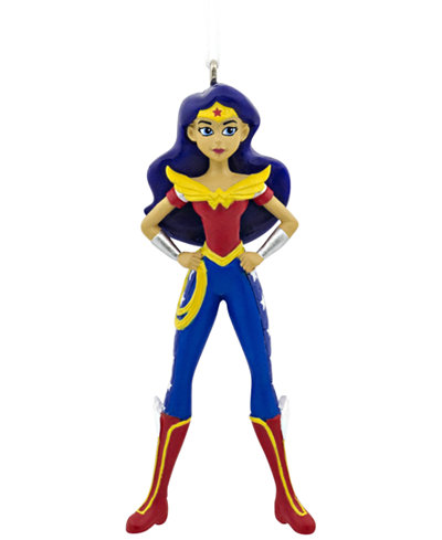 Hallmark Resin Figural Wonder Woman Ornament