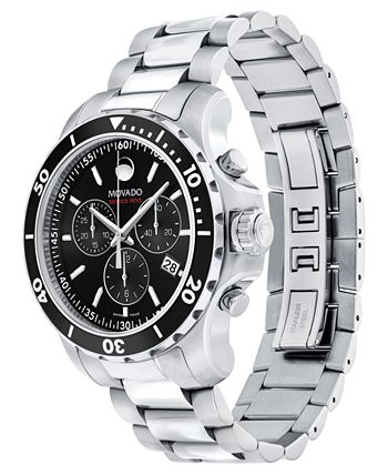 Movado - Men's Swiss Chronograph Series 800 Performance Steel Bracelet Watch 42mm 2600142