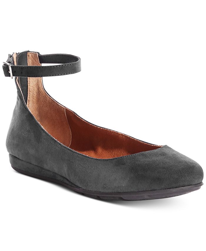 american rag ankle strap flats