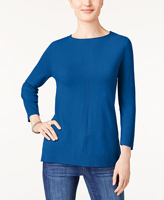 Karen Scott Luxsoft Rolled-Neck Sweater, Created for Macy's & Reviews ...