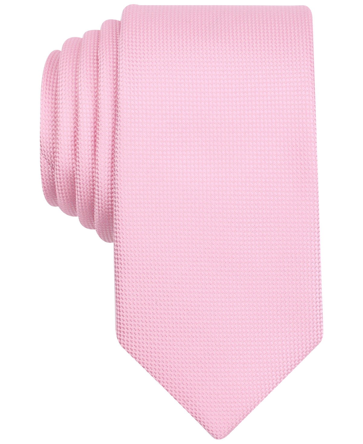 Perry Ellis Oxford Solid Tie In Pink