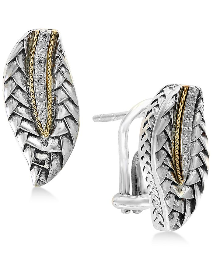 EFFY Collection Balissima by EFFY Diamond Accent Two Tone Stud