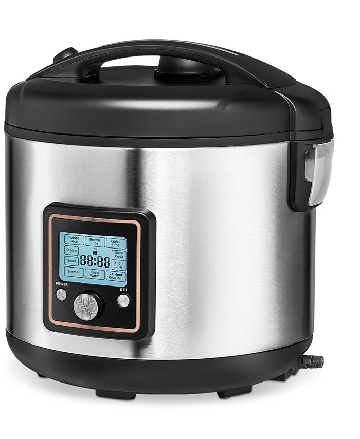 Crux 14651 20Cup Fuzzy Logic Programmable Rice Cooker, Created for