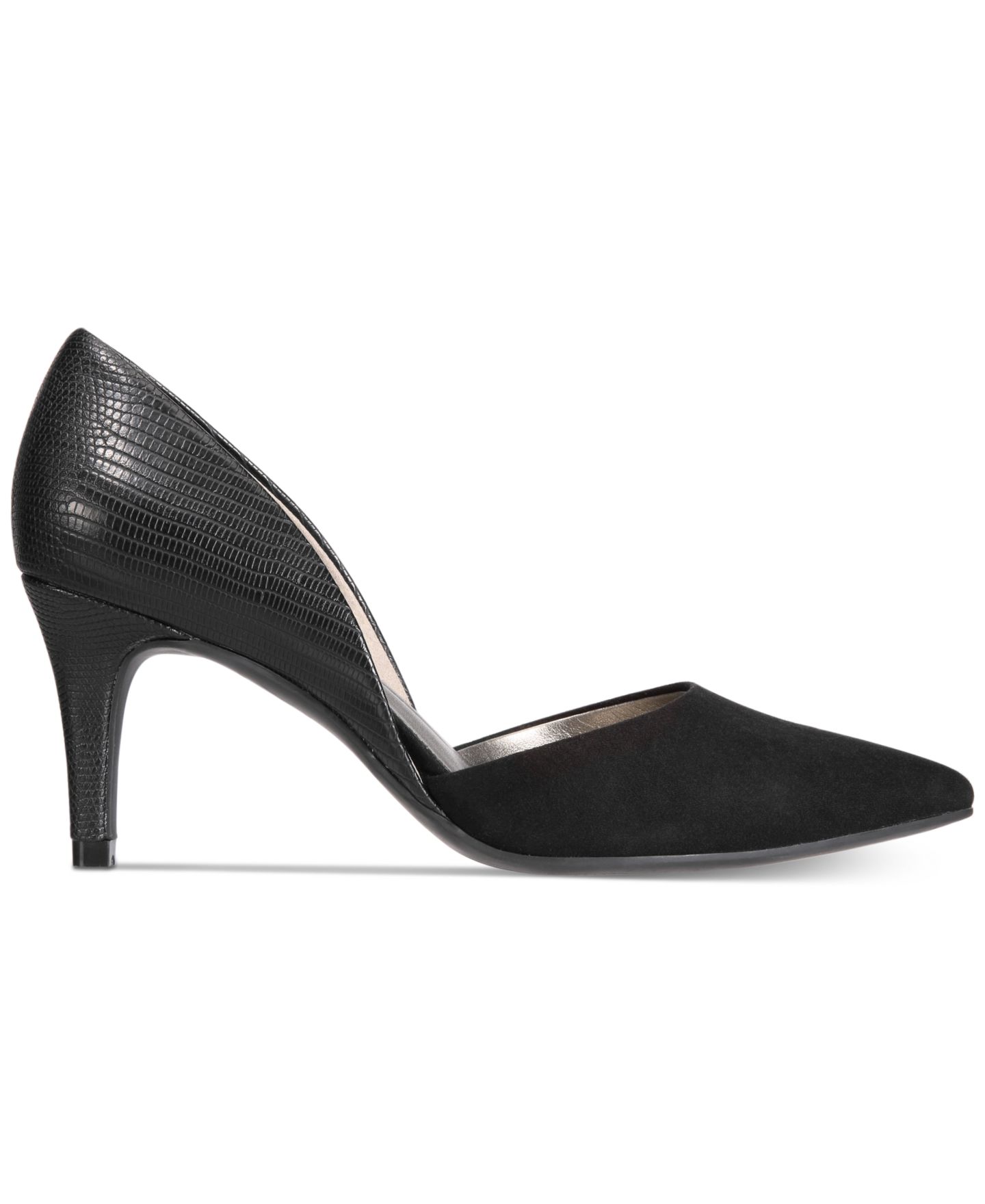 Женские туфли Bandolino Grenow D'Orsay Pointed Toe Pumps, цвет: Чёрный — фото 2