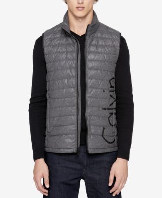 calvin klein men's packable vest