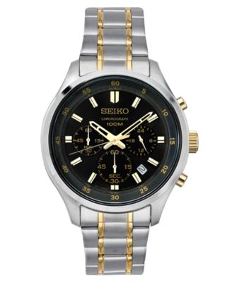 seiko 43mm men's chronograph
