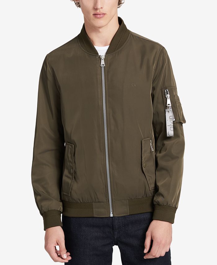 Calvin Klein Men's Panorama Flight Jacket & Reviews - Coats & Jackets - Men  - Macy's