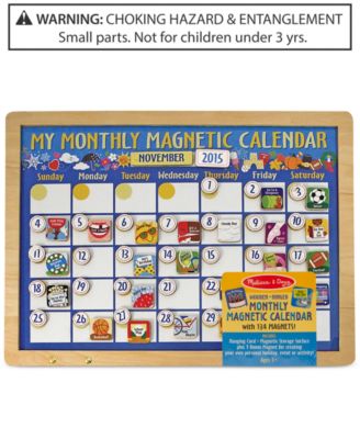 Melissa and Doug - Kids Toys, My Monthly Magnetic Calendar