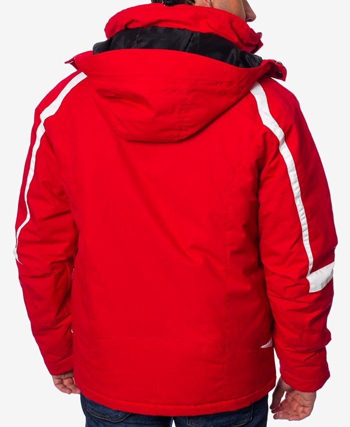 Halifax HFX Men's Colorblocked Hooded Ski Jacket Macy's