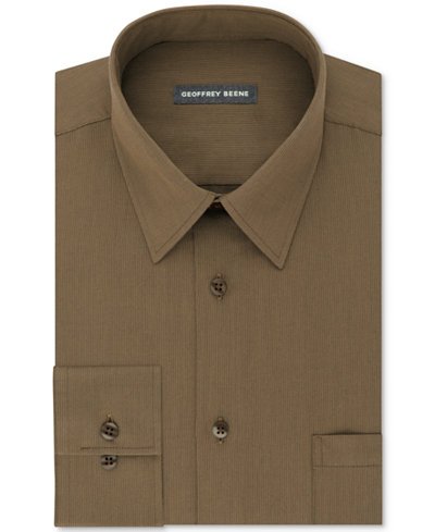 Geoffrey Beene Men's Classic Fit Wrinkle Free Solid Dress Shirt 