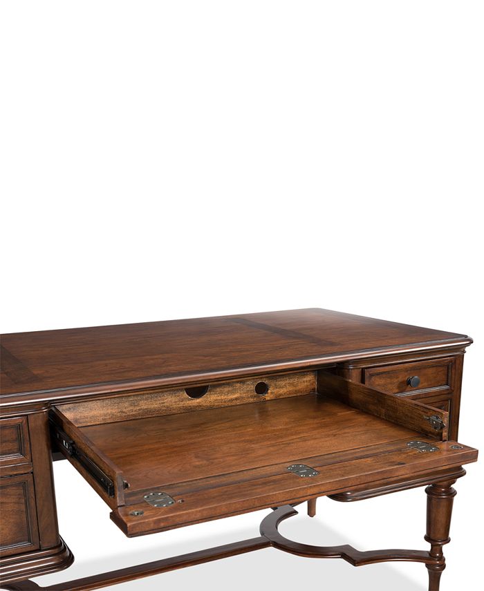 Furniture Clinton Hill Cherry Home Office Writing Desk Macy's