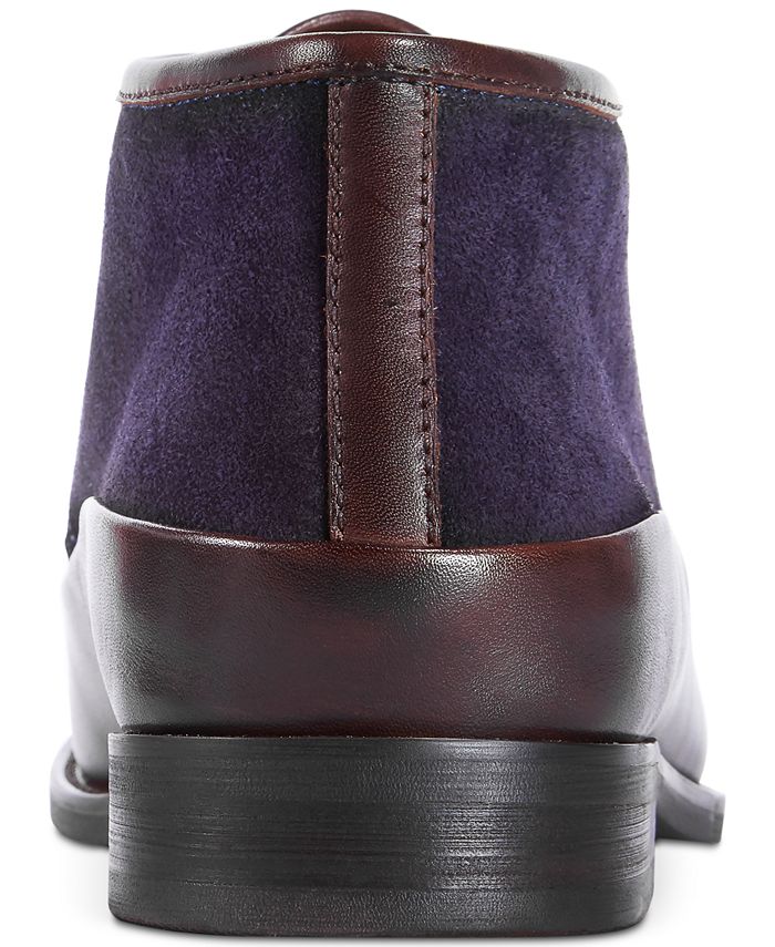 Bar III Men's Nathaniel LowProfile MixedMedia Boots, Created for Macy's Macy's