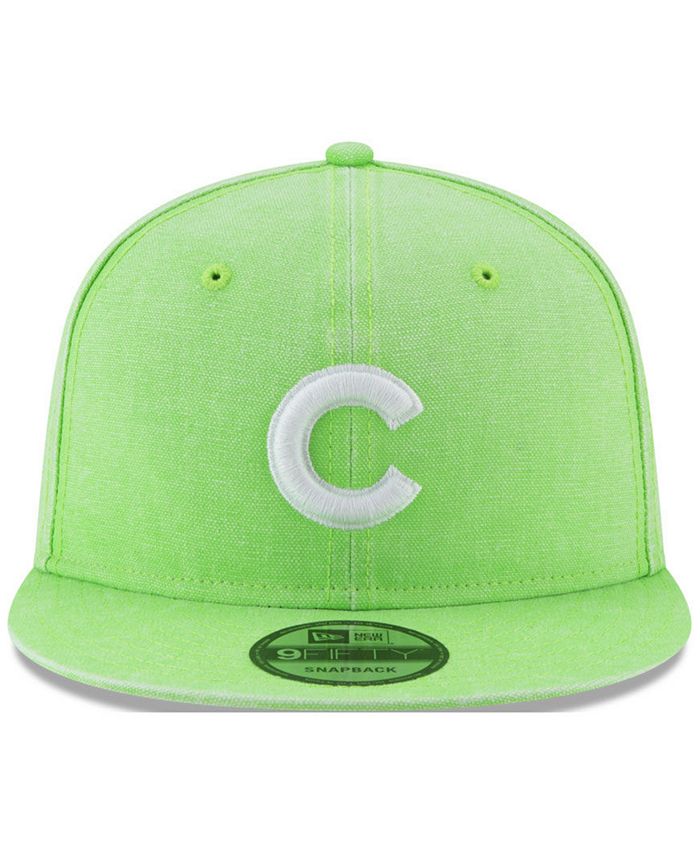 New Era Chicago Cubs Neon Time 9FIFTY Snapback Cap - Macy's