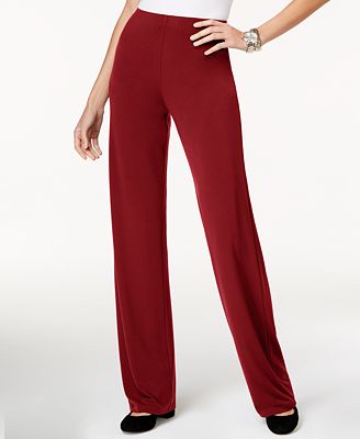Alfani Knit Wide-Leg Trousers, Created for Macy's - Pants - Women - Macy's