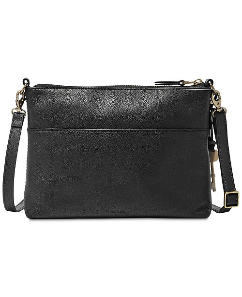Fossil Fiona Small Leather Crossbody & Reviews - Handbags & Accessories ...