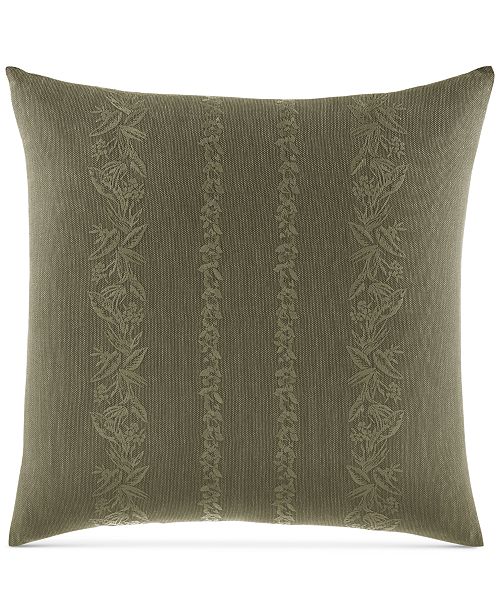 Tommy Bahama Home Nador Embroidered 18 Square Decorative Pillow
