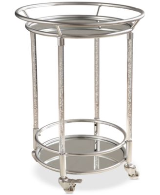 Furniture - Leon Cylinder Bar Cart, Quick Ship