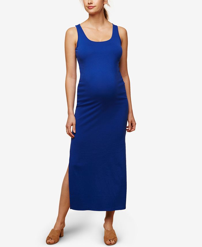 Motherhood Maternity Ruched Maxi Dress Macy's
