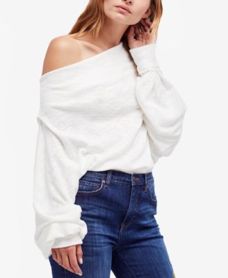 Free people off the shoulder sweater hotsell