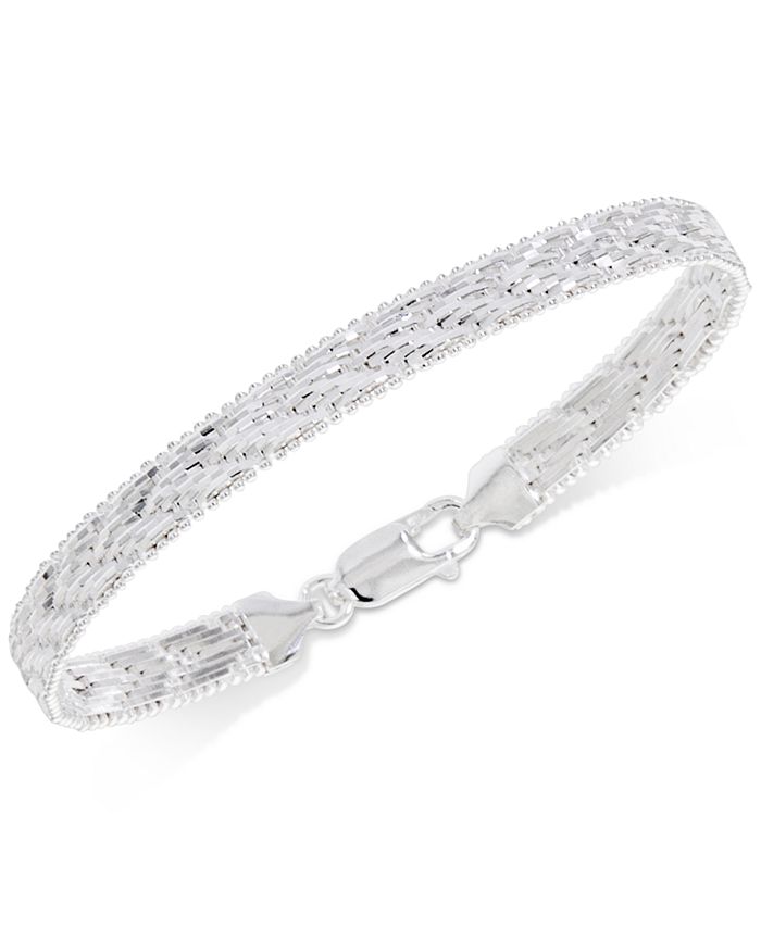 Giani Bernini Riccio Bracelet in Sterling Silver, Created for Macy's - Macy's
