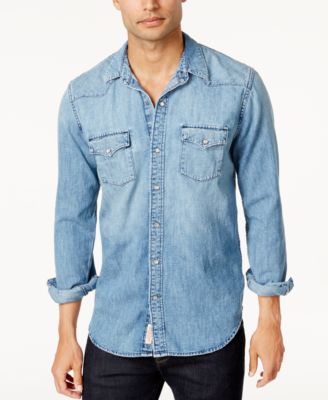 lucky brand denim shirts & tops