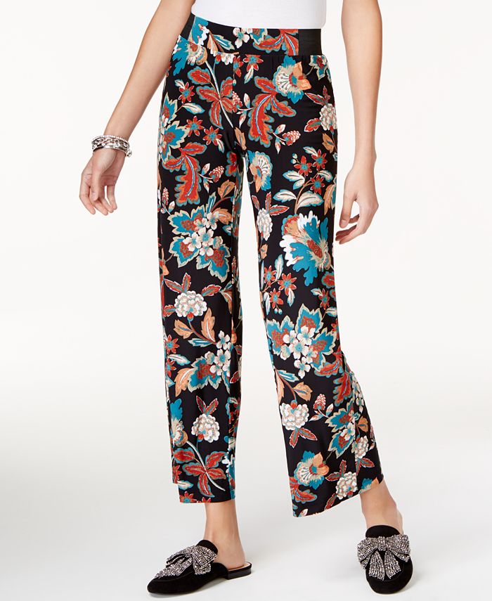 INC International Concepts I.N.C. Petite Printed PullOn Pants, Created