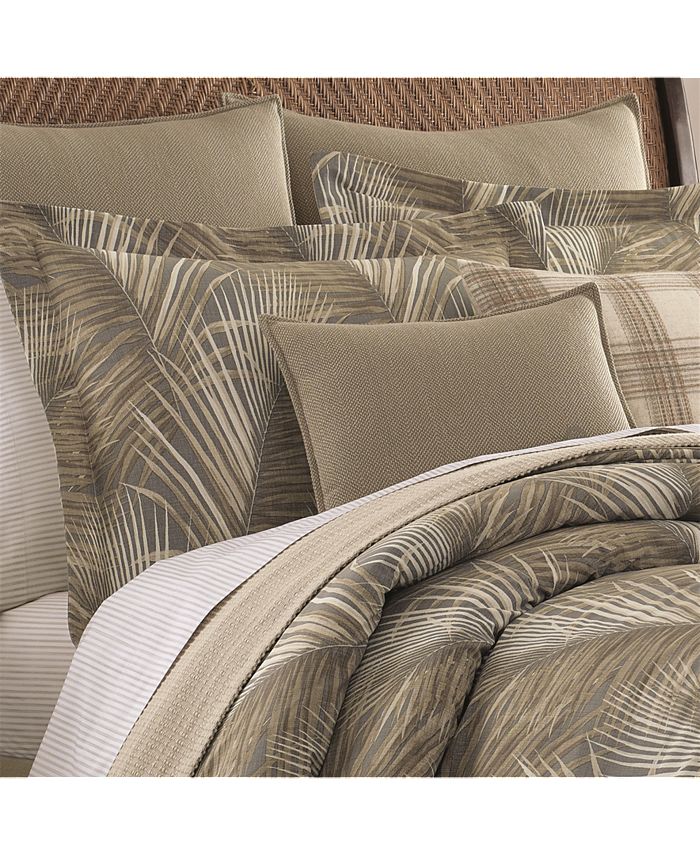 Tommy Bahama Home Raffia Palms Cotton Reversible 3Pc. King Duvet Cover