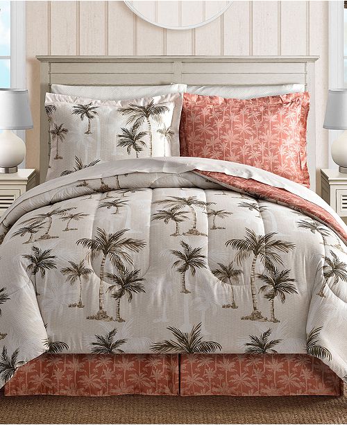 Fairfield Square Collection Palm Tree Reversible 6 Pc Twin