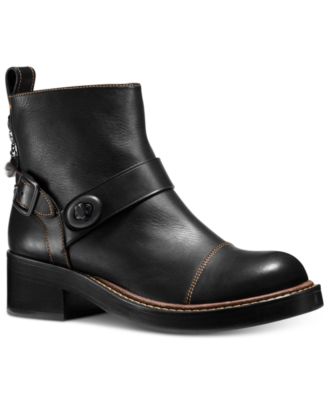 coach moto bootie