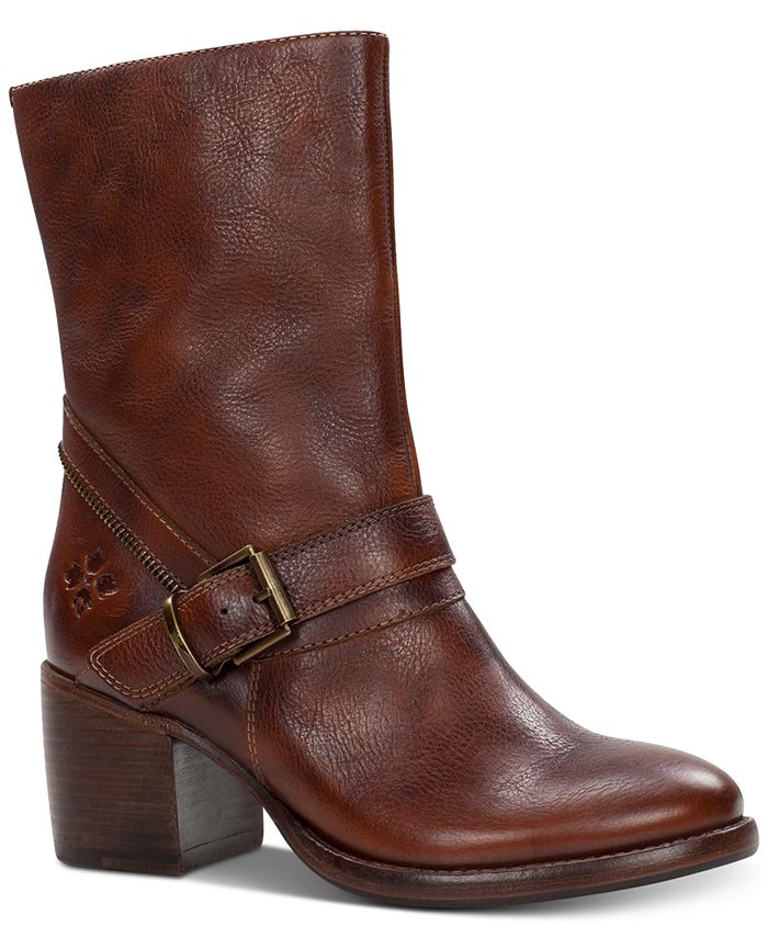 Patricia Nash Lombardy Buckle Mid Boots Macy s