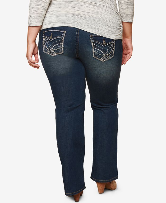 Jeans Miss Me Taille W29 X L34 - Bootcut Brodé - Dark Wash - Neuf Avec étiquettes (NWT)