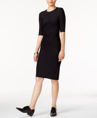 Armani Exchange - Pont&eacute;-Knit Dress