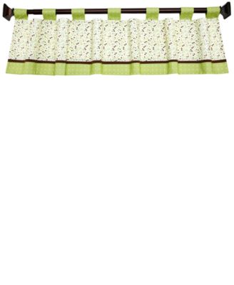 Disney - Winnie-The-Pooh My Friend Pooh Colorblocked Floral-Print Window Valance