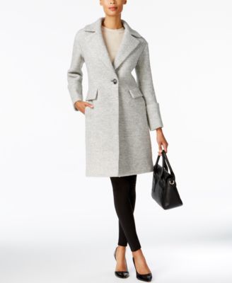 Anne Klein - Single-Button Walker Coat