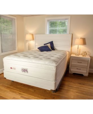 Nature's Spa by Paramount - Jazmine Latex 17'' Ultra Plush Euro Pillow Top Mattress- Queen