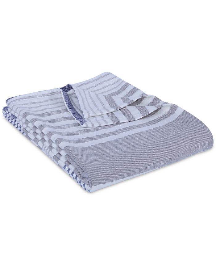 Berkshire Striped Lightweight Full/Queen Blanket Macy's