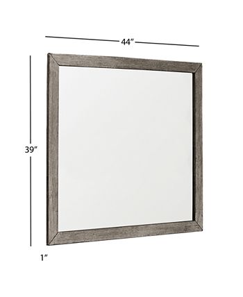 Furniture - Tribeca Grey Landscape Mirror, Only at Macy's