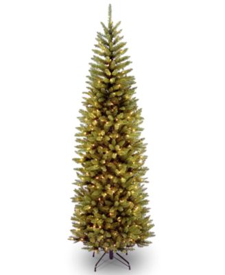 National Tree Company 7' Kingswood Fir Pencil Tree With 250 Dual Color® LED Lights & PowerConnect™