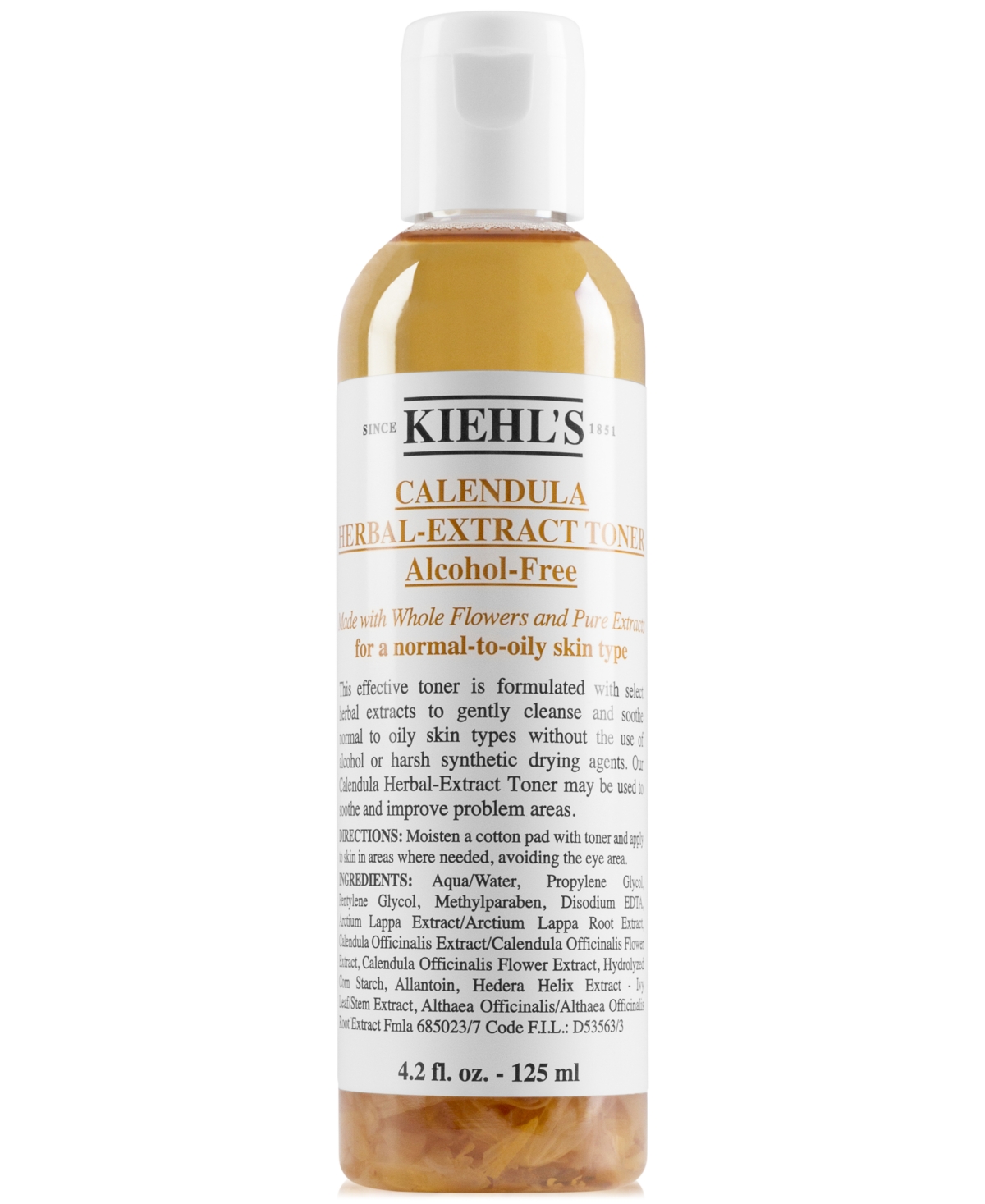 Spend $125, Get More! Free Face Cleanser with $125 kiehl's purchase - Full Calendula Herbal Toner 4.2 oz