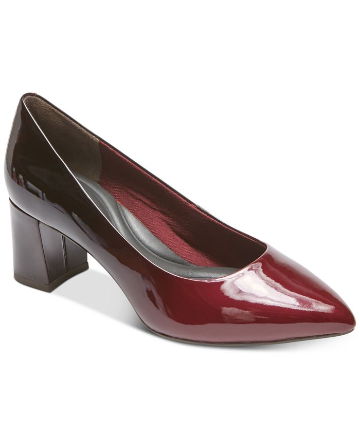 Total motion salima top ankle strap pump