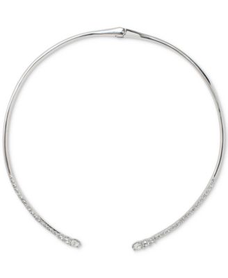 Givenchy - Pav&eacute; Hinged Collar Necklace