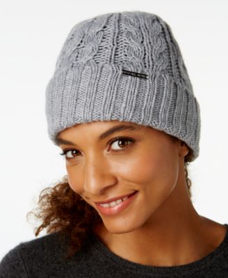 michael kors cable knit hat