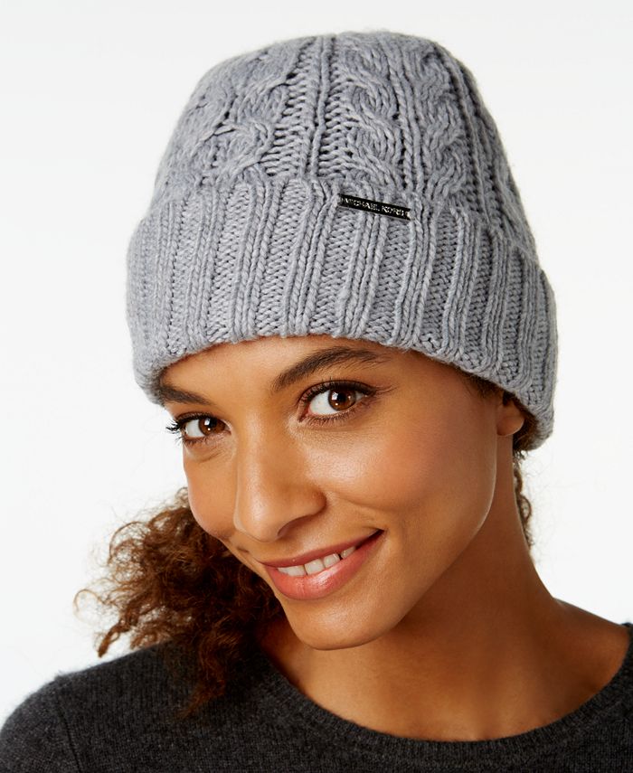 Michael kors cable knit hat on sale