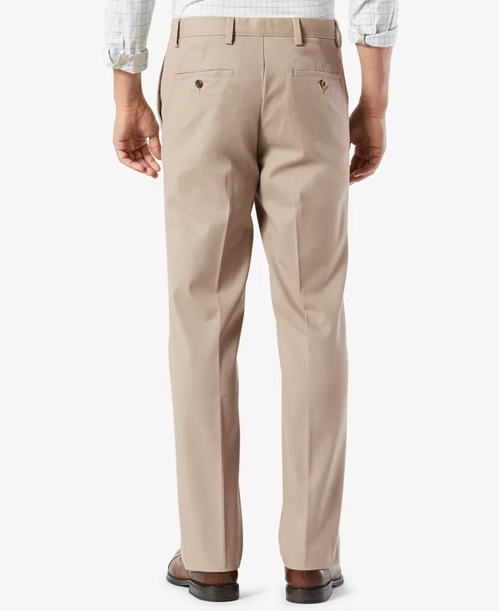 Men's Easy Classic Fit Khaki Stretch Pants - thumbnail 5