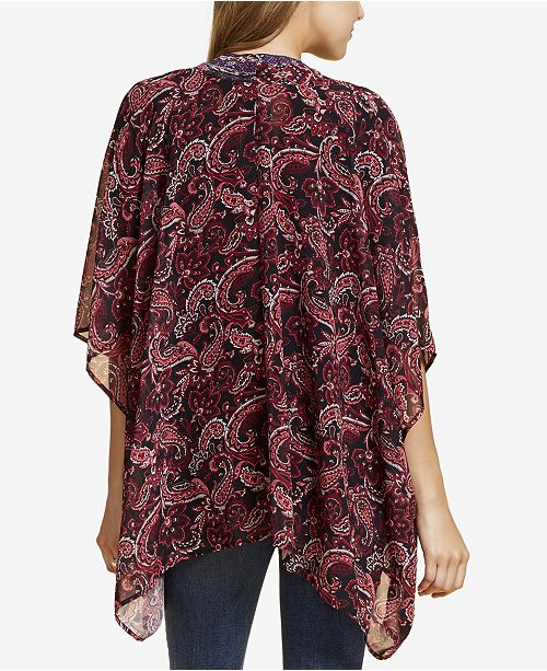 Jessica Simpson Maternity Printed Kimono Blouse Maternity Women