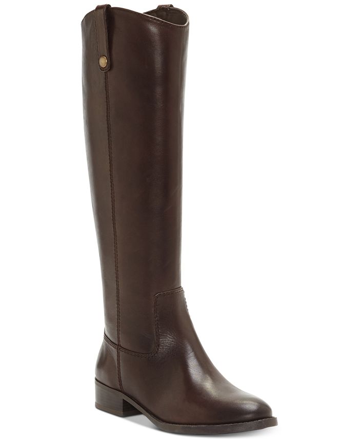 INC International Concepts Fawne Wide-Calf Riding Leather Boots ...
