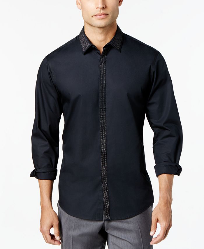 INC International Concepts I.N.C. Men's Shine Shirt, Created for Macy's ...