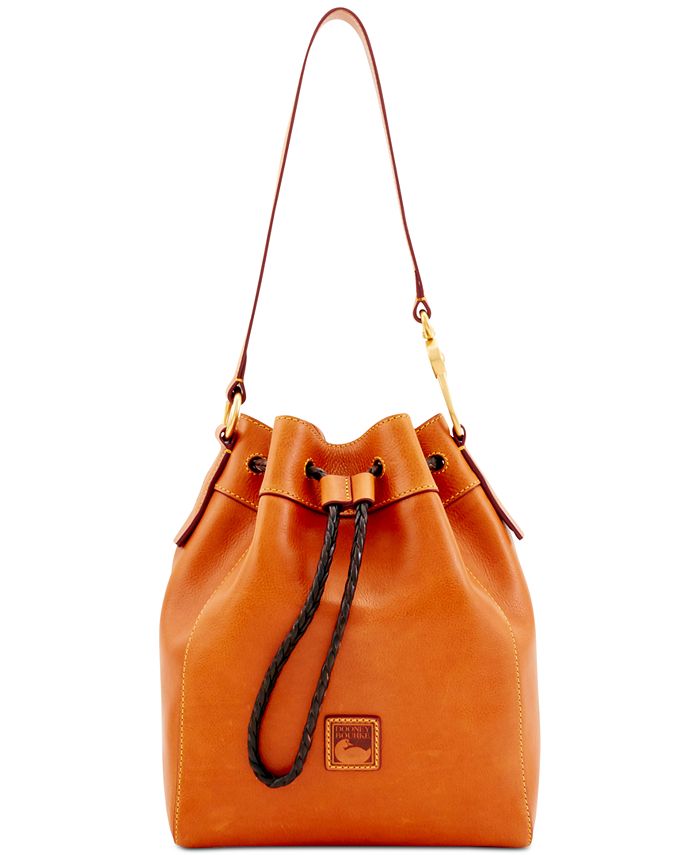 Dooney & Bourke Florentine Hattie Leather Drawstring Bag - Macy's