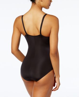 Maidenform Women's  Light Tummy-Control Comfort Devotion Full Coverage Bodysuit 1056