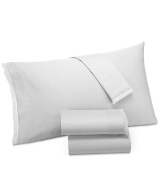 Lucky Brand - Cotton Sateen 230-Thread Count 4-Pc. Fringe King Sheet Set